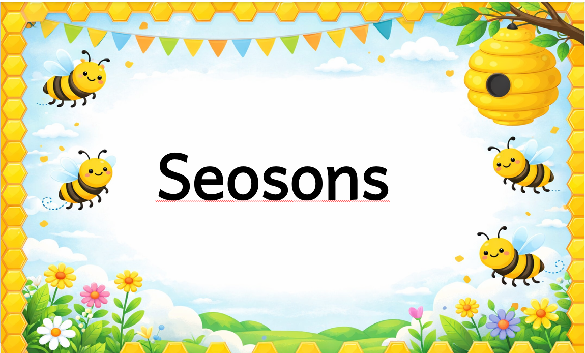 Seoson of the year Foundation phase educational posters