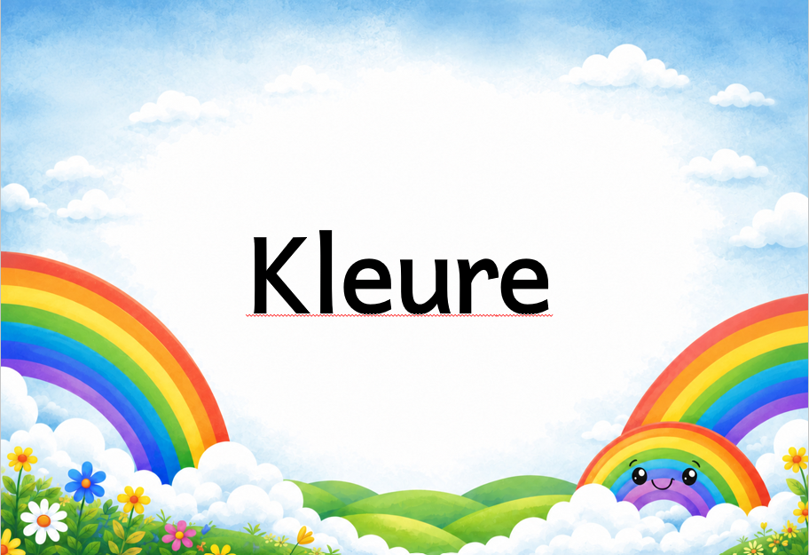 Kleure Foundation phase educational posters
