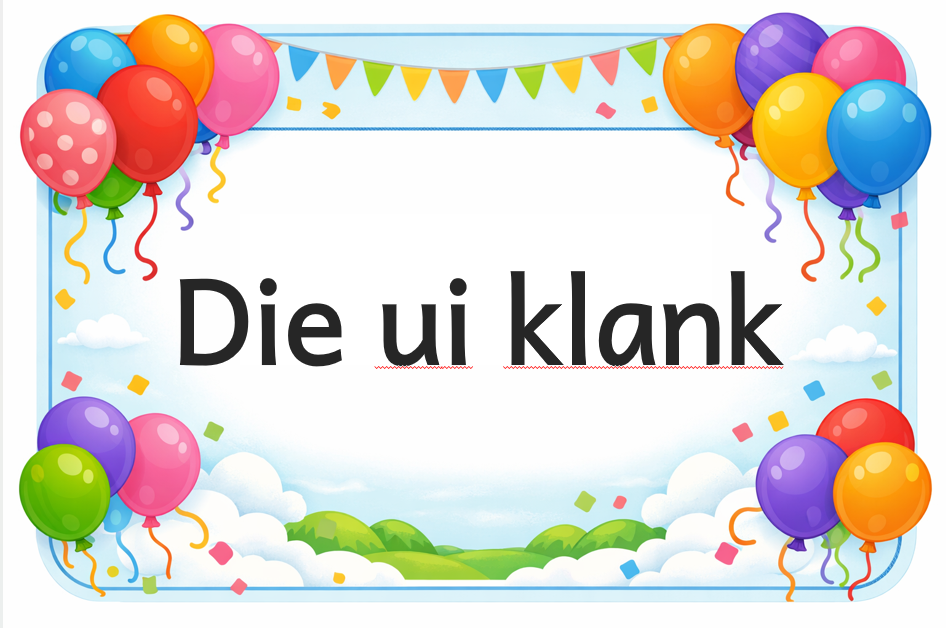 10 Die ui klank Foundation phase educational posters