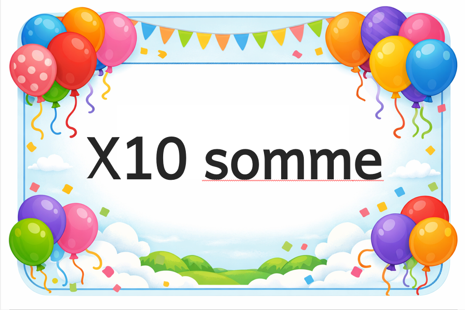 Multiply by 10 sums Foundation phase educational posters