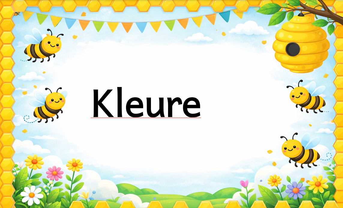 Kleure Foundation phase educational posters