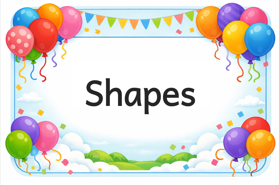 Shapes Foundation phase educational posters