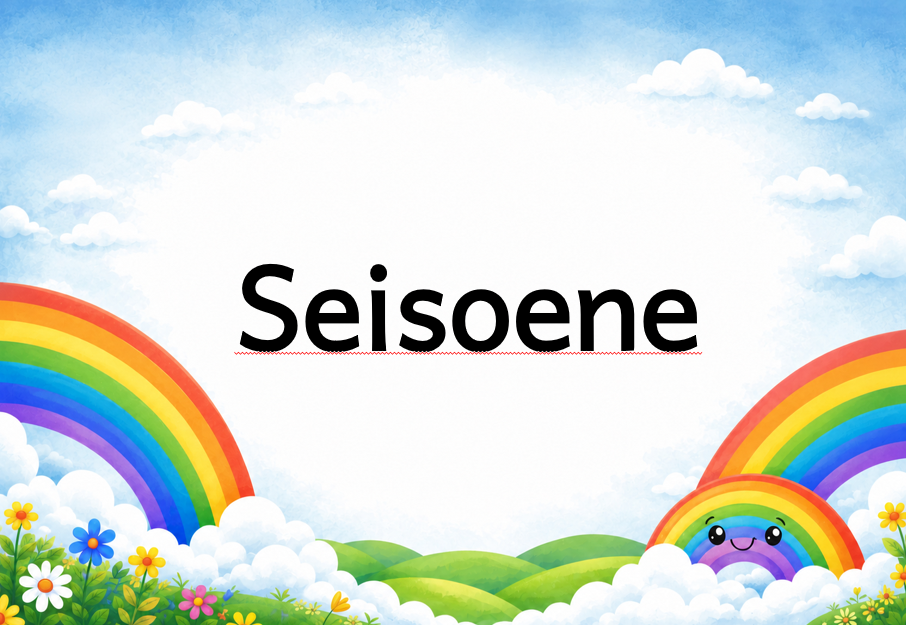 Seisoene van die jaar Foundation phase educational posters