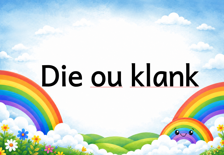 5 Die ou klank Foundation phase educational posters