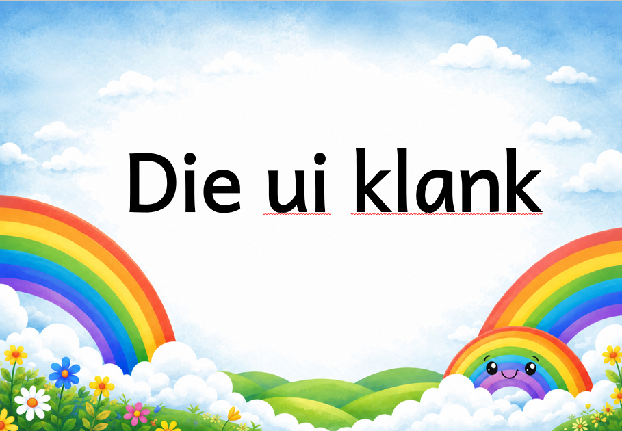 5 Die ui klank Foundation phase educational posters