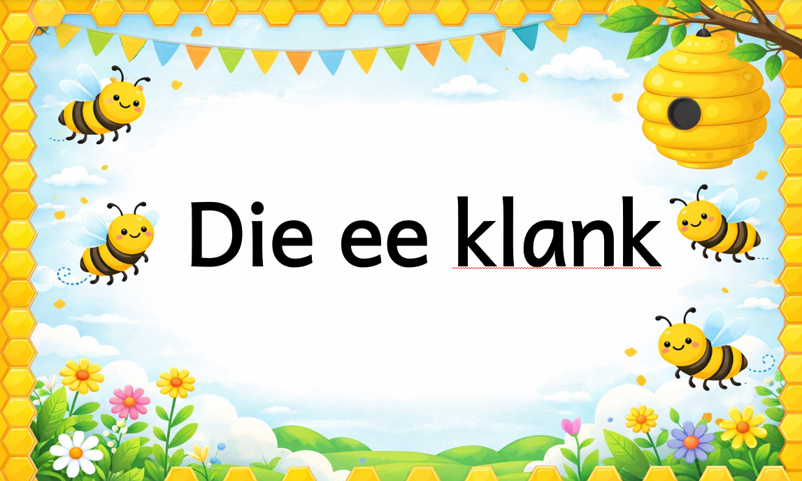 5 Die ee klank Foundation phase educational posters