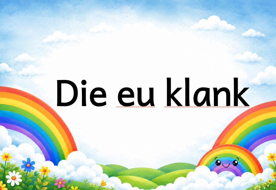 5 Die eu klank Foundation phase educational posters