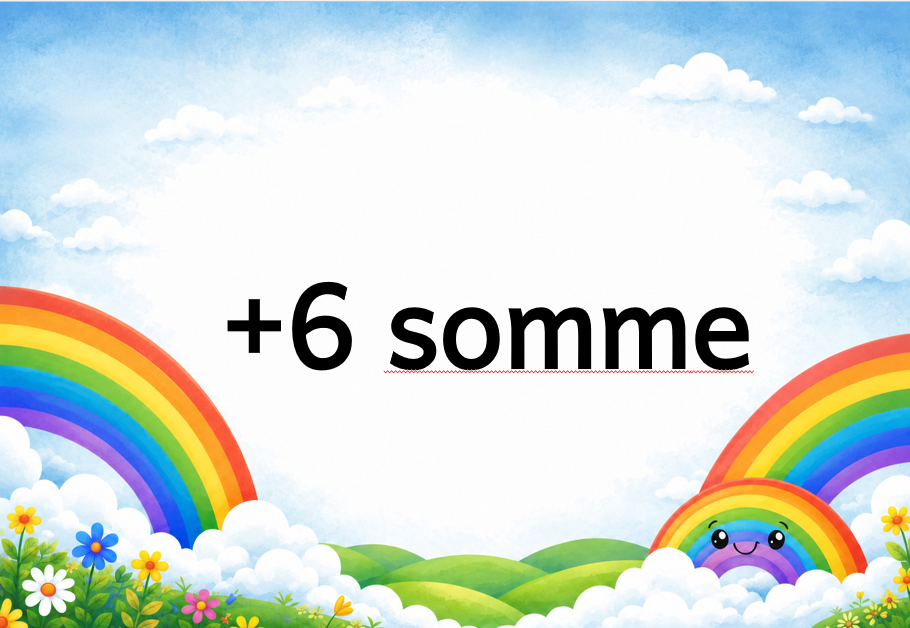 Plus 6 sums Foundation phase educational posters